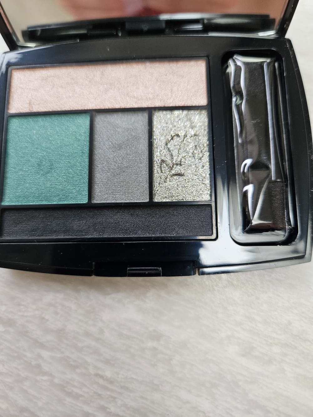 Lancôme Color Design 5 Eyeshadow Palette — Green, Pink & Silver Tones...Never Wo - Picture 3 of 7
